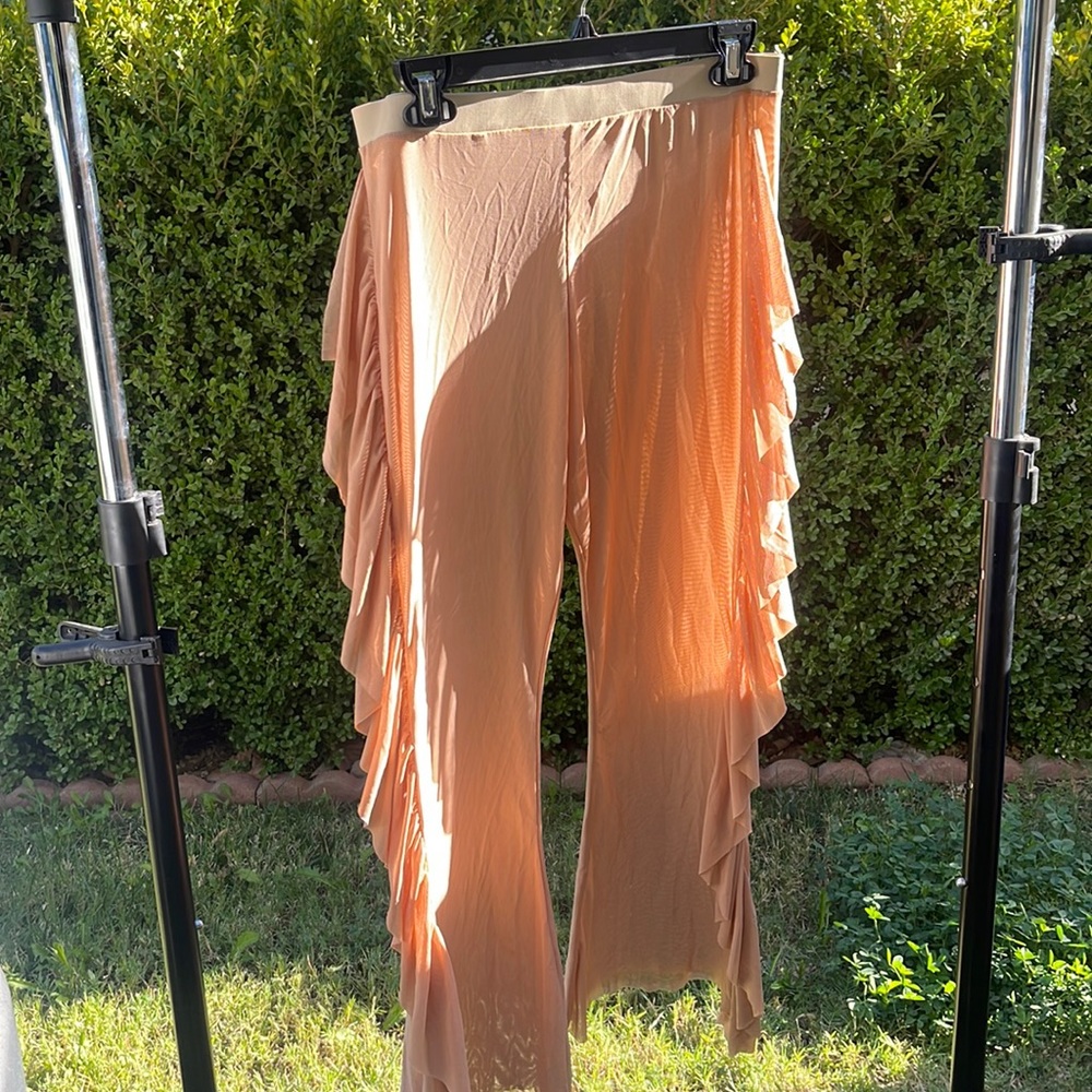 Shein nude cover up pants